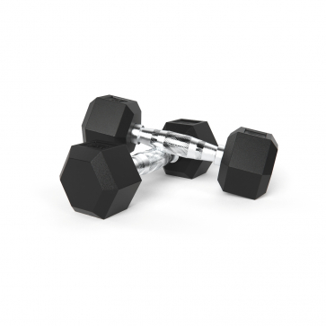 Гантели DFC гексаг. обрезиненная пара DB001-9 кг - 4